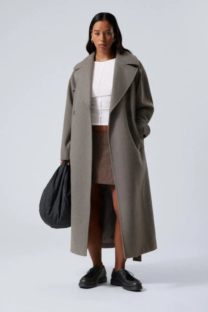 Manteau Femme Grande Taille en Laine Douce - BerlinGlamour