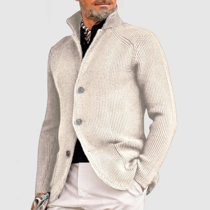 Veste Homme Élégant - Taille Slim en Laine Douce