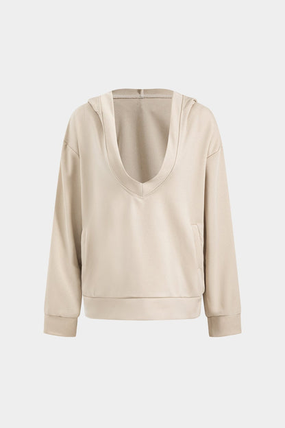 Robe Bodycon Mi-Longue avec Pull Capuche Assorti