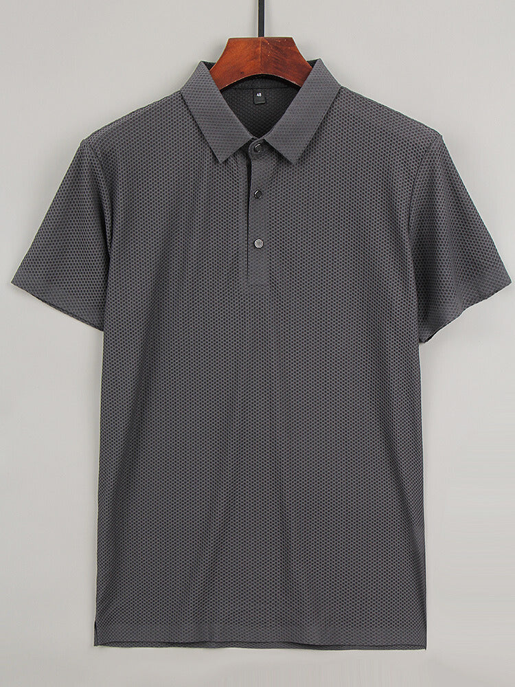 Chemise Polo Homme en Soie Luxe