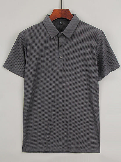 Chemise Polo Homme en Soie Luxe