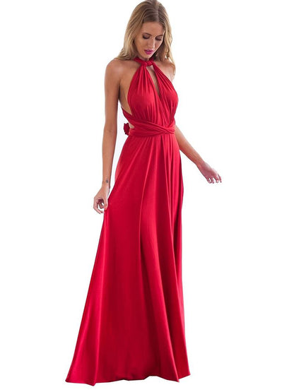 Robe de Soirée Femmes Élégante et Chic Longue