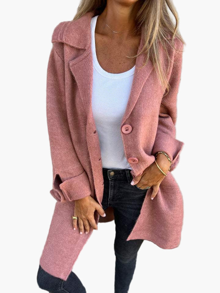 Manteau Femme Décontracté à Boutons