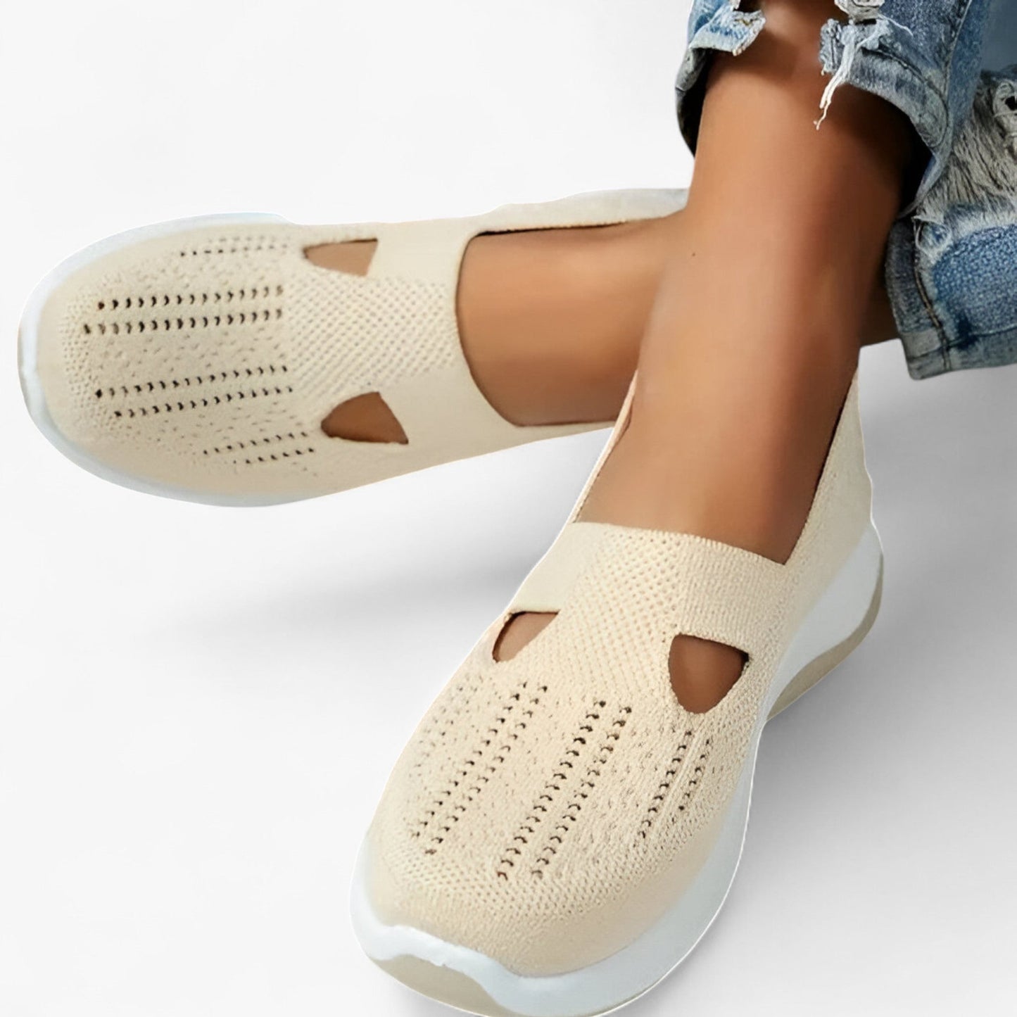 Chaussures femme légères et élégantes à talon plat