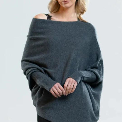 Pull Oversize Col Rond Confortable