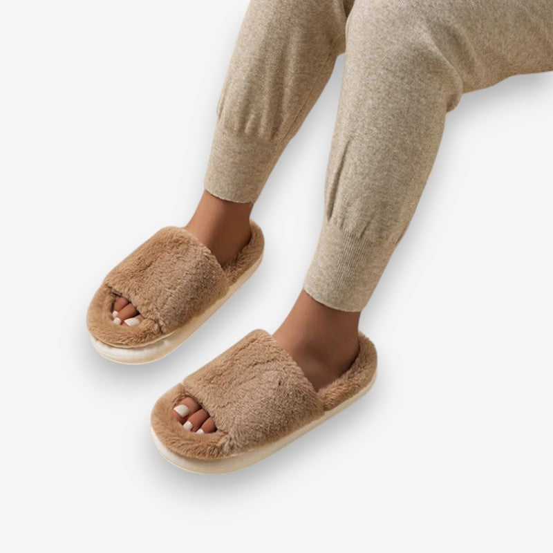 Chaussons Peluche Confortables et Chauffants pour Femme