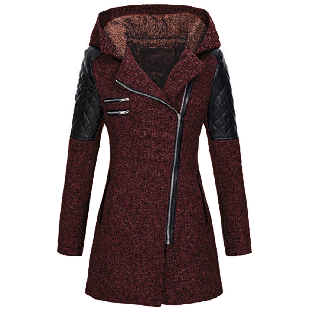 Manteau Été ? Non, c'est un manteau hiver, on garde hiver : Manteau Hiver Élégant avec Capuchon