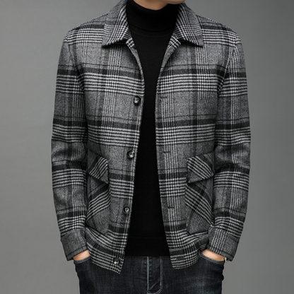 JOSHUA - Manteau à Carreaux pour Hommes