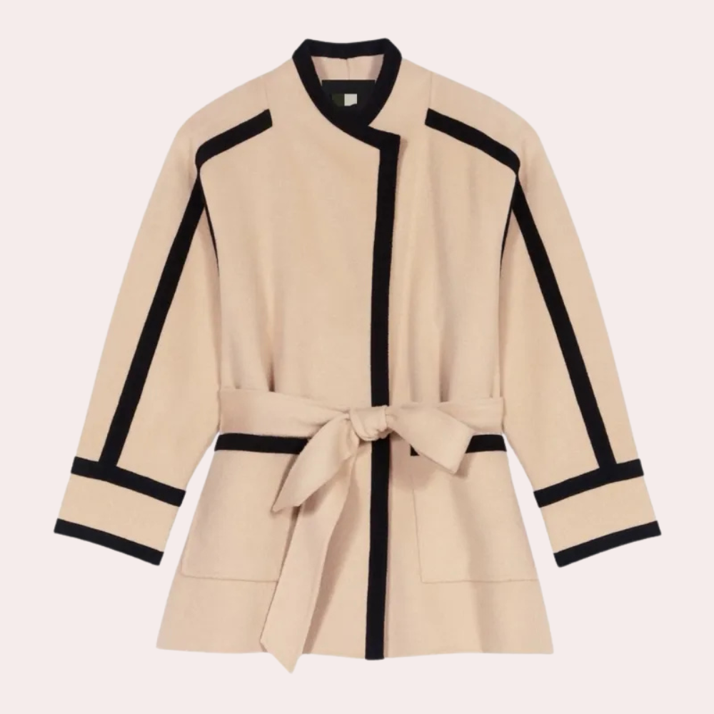 Veste Ceinturée Élégante avec Ceinture - vue 2