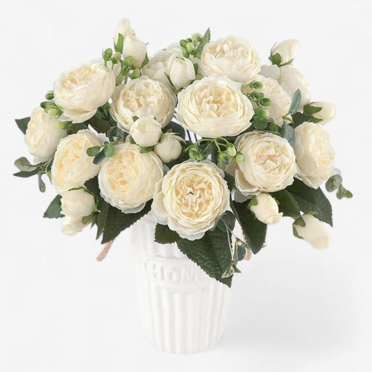 Fleurs en Plastique Décoration Intérieure Colorées - PanierRoyale