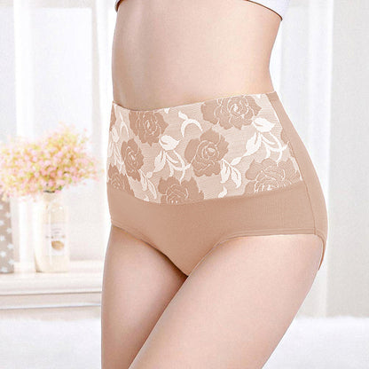 Culotte Femme Gainante Élastique à Imprimé Floral