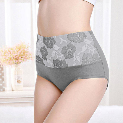 Culotte Femme Gainante Élastique à Imprimé Floral - PanierRoyale