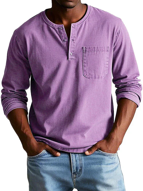 Chemise Homme Décontractée Manche Longue
