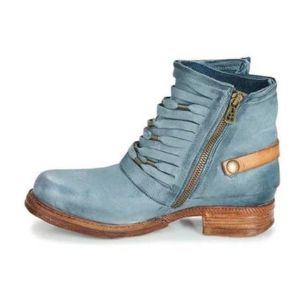 Bottines Femmes Décontractées à Boucle Latérale