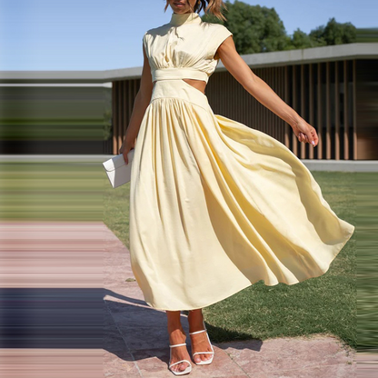 Variant image for ÉléganceAnne™ – Robe Longue Femme Chic Avec Manches Courtes Confortable-25