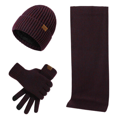 Tenue Hiver Chaud : Bonnet, Écharpe et Gants en Polaire