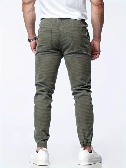 Pantalon Jogger Homme Élastique à Cordons