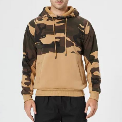COSTAS - Sweat à Capuche Camouflage Décontracté pour Hommes