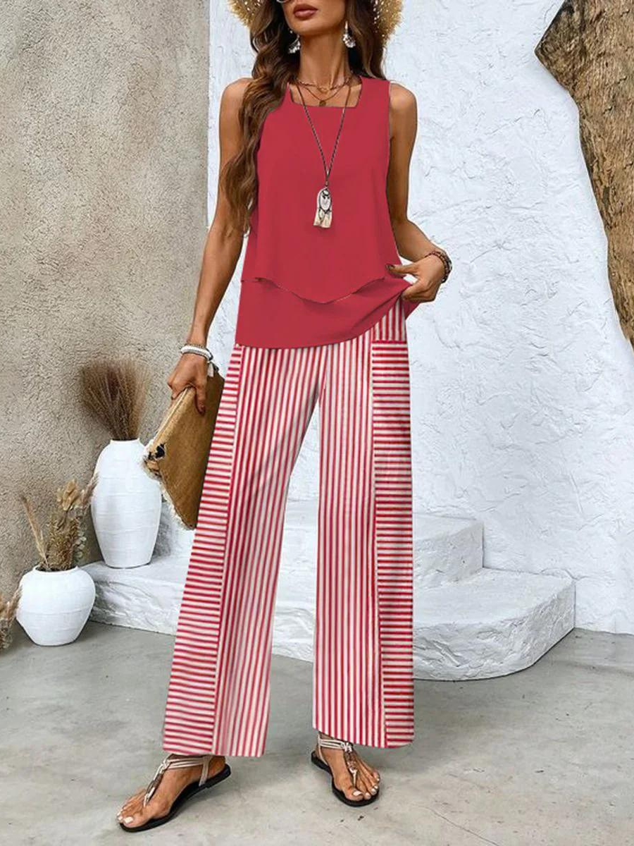 Robe de plage deux pièces légère et confortable pour femme