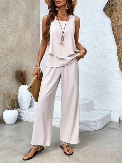 Robe de plage deux pièces légère et confortable pour femme