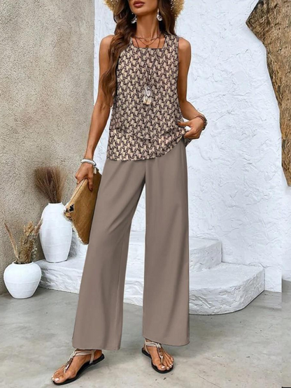 Robe de plage deux pièces légère et confortable pour femme