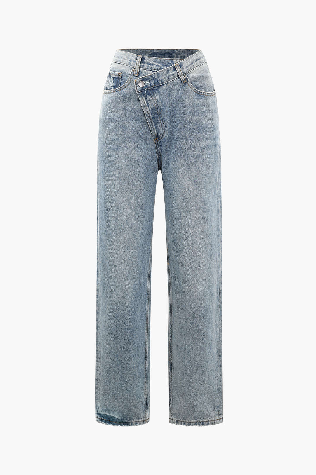 Jean Femme Asymétrique Mode Tendance - BerlinGlamour