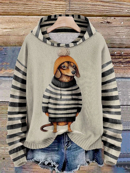 Pull Capuche Femme Décontracté et Confortable