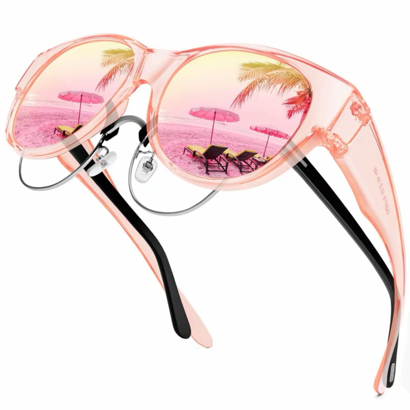 Lunettes de Soleil Femme Polarisées Protection UV400 Style Œil de Chat