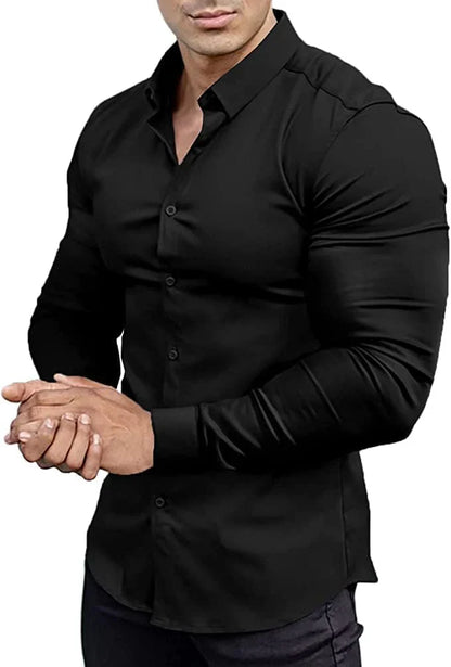Chemise Homme Taille Slim Modèle Business - PanierRoyale