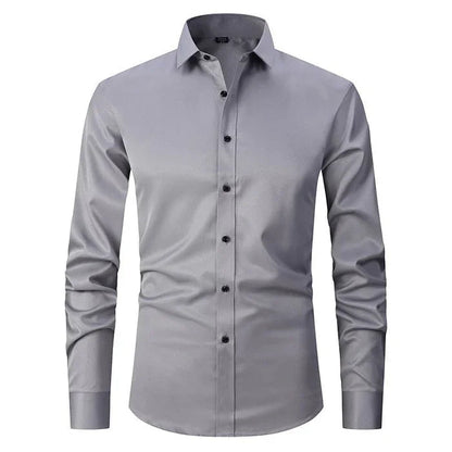 Chemise Homme Classique à Manches Longues Élégante