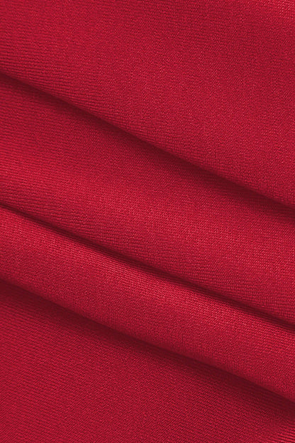 Robe Cocktail Épaules Découvertes avec Drapage Élégant