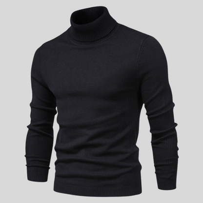 Pull Homme Col Montant Doux et Élégant pour Hiver