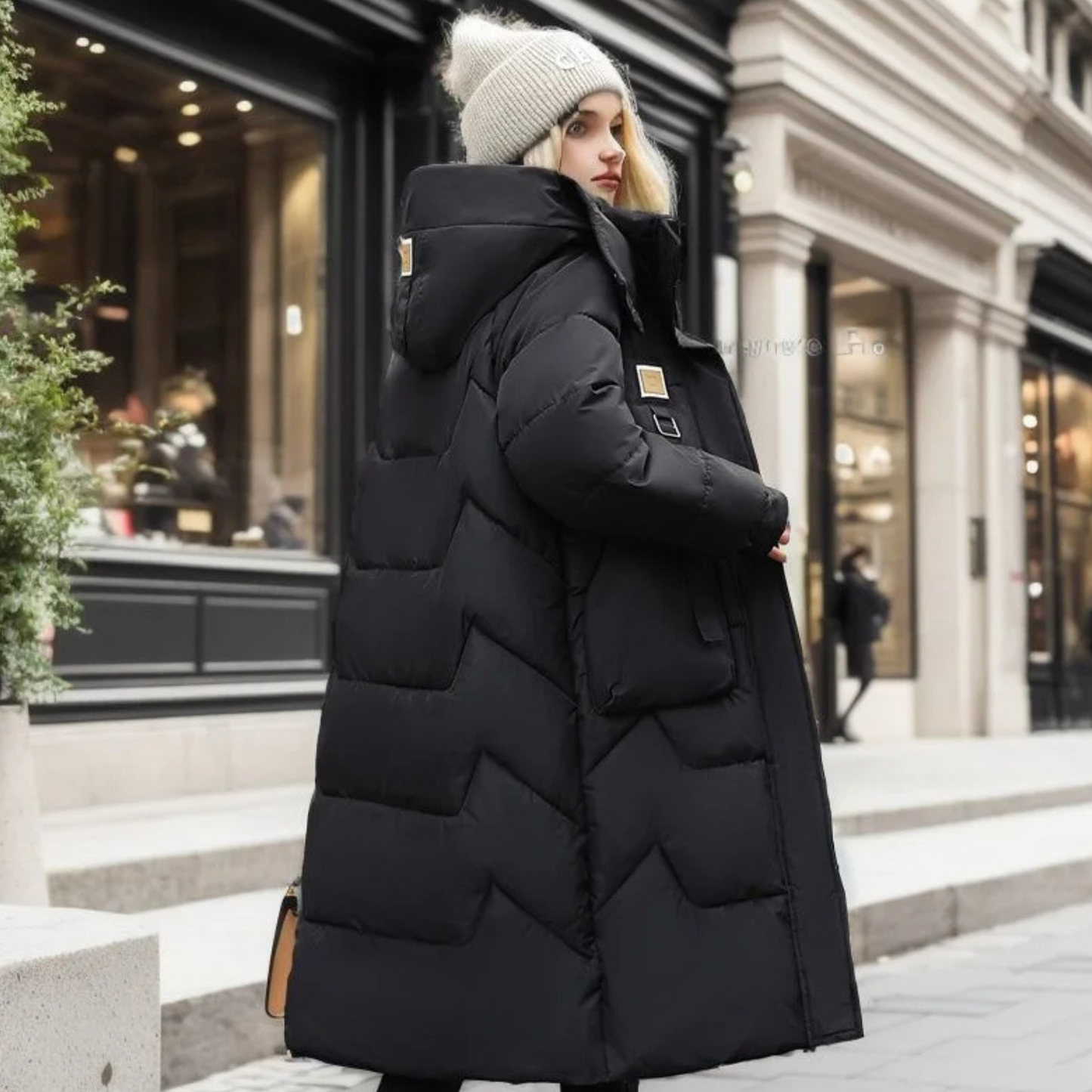 Doudoune Féminine Longue et Chaude Hiver