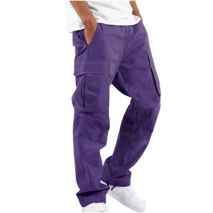 Pantalon Cargo Coton Homme Décontracté