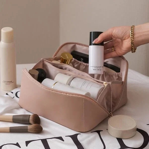 Sac de Maquillage Organisateur avec Poches et Compartiments - PanierRoyale