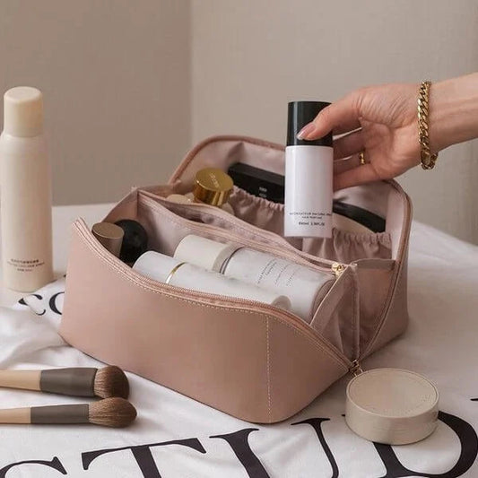 Sac de Maquillage Organisateur avec Poches et Compartiments - PanierRoyale