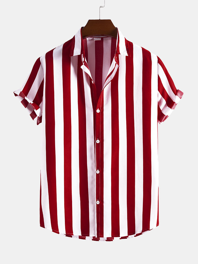 Chemise Homme à Rayures Fines et Élégante