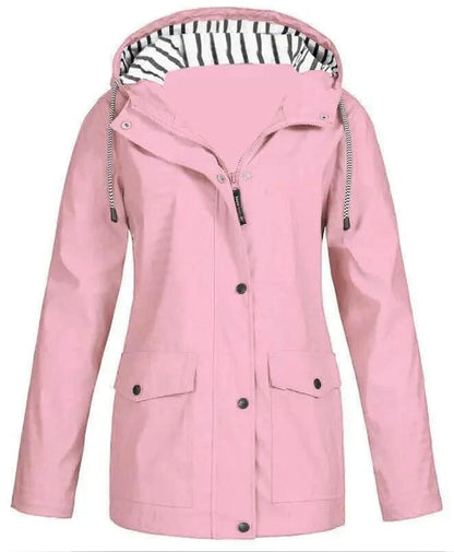 Veste de Pluie Imperméable pour Femme avec Capuche