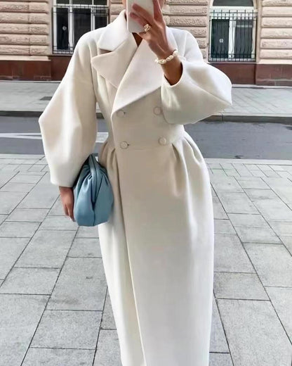 Manteau Femme Hiver Longues Manches Élégant