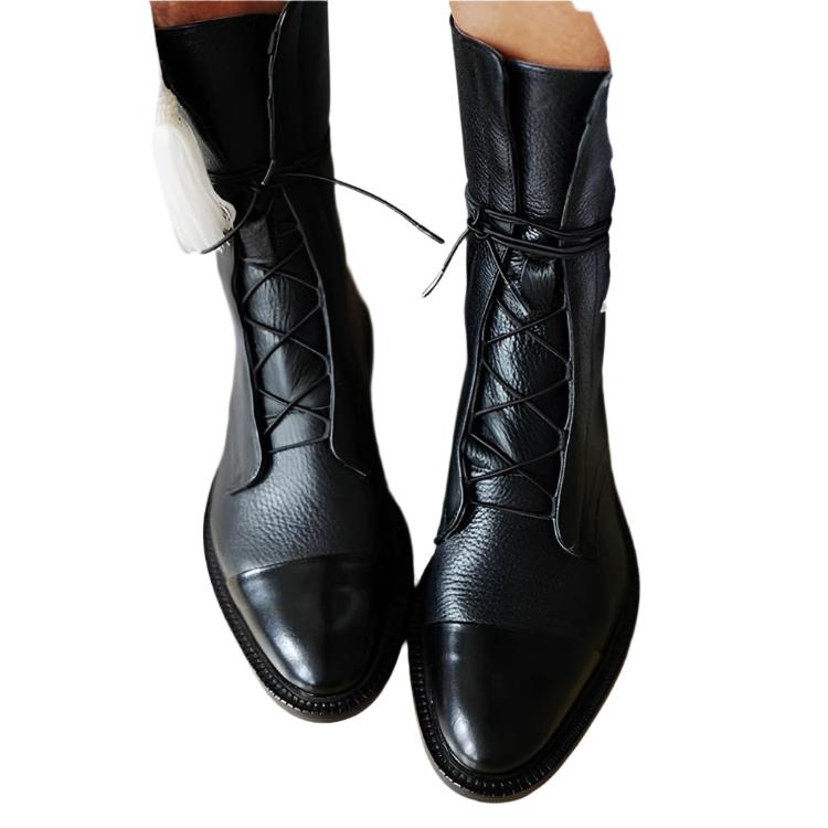 Bottes Femme Cuir Luxe Talon Haut - PanierRoyale