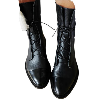 Bottes Femme Cuir Luxe Talon Haut - PanierRoyale