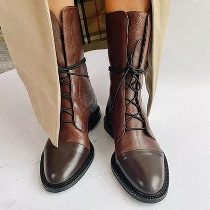 Bottes Femme Cuir Luxe Talon Haut