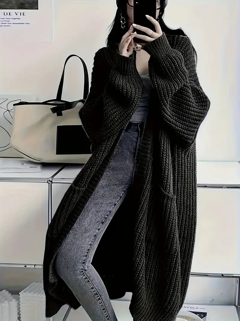 Gilet Femme Tricot Doux pour Automne et Hiver