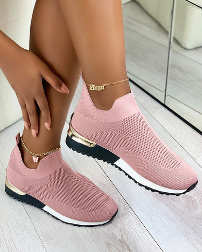 Baskets Femme Confortables et Ergonomiques avec Semelle Amortie