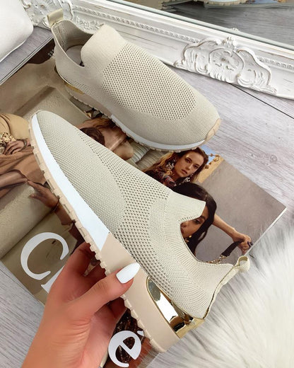 Baskets Femme Confortables et Ergonomiques avec Semelle Amortie