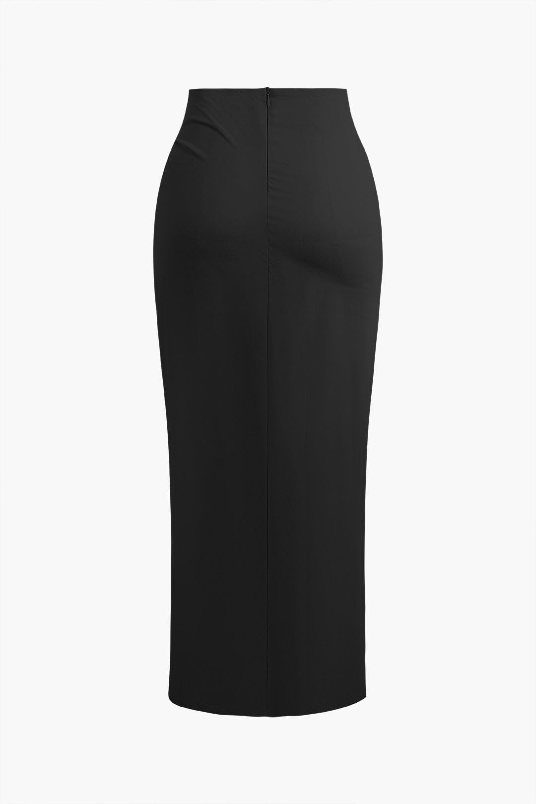 Robe mi-longue Élégante Plissée avec Fente