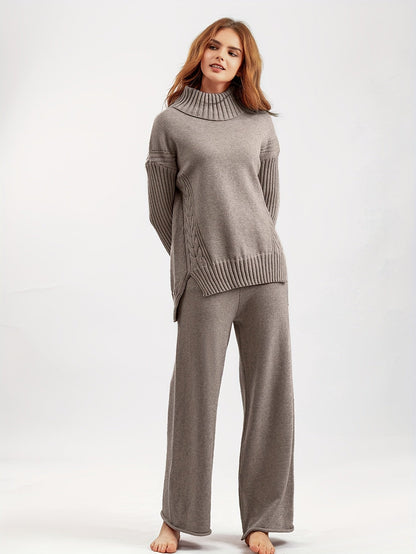 Pull Col Roulé Chaud et Confortable pour Hiver