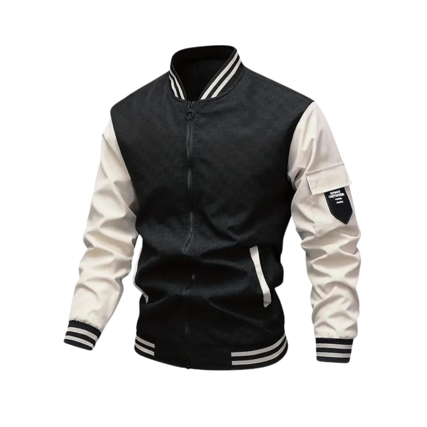 Veste Homme Sport Chic Contrastée