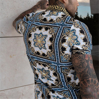 Chemise Homme Manches Courtes Imprimée