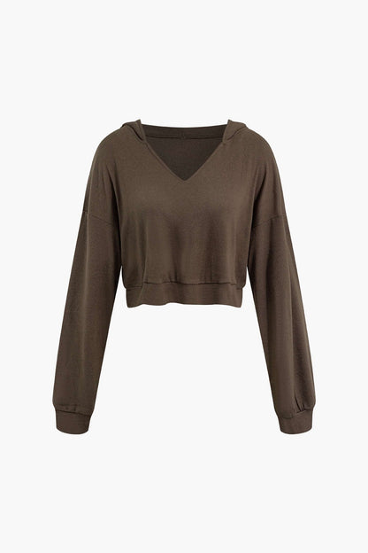 Ensemble Décontracté Hoodie et Jupe Midi